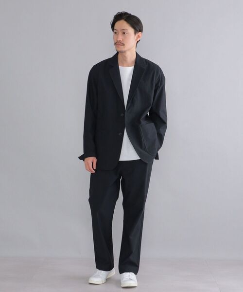 SHIPS(シップス)の「SHIPS:〈撥水/ストレッチ/手洗い可能〉小松マテーレ ナイロン イージーパンツ (セットアップ対応)(チノパンツ・メンズ・ベージュ/チャコールグレー/ネイビー・LARGE/X-LARGE/SMALL/MEDIUM)」の5枚目の写真