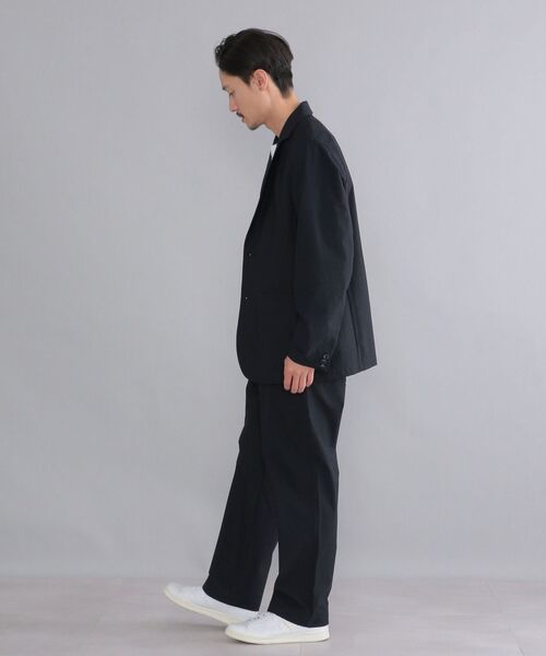 SHIPS(シップス)の「SHIPS:〈撥水/ストレッチ/手洗い可能〉小松マテーレ ナイロン イージーパンツ (セットアップ対応)(チノパンツ・メンズ・ベージュ/チャコールグレー/ネイビー・LARGE/X-LARGE/SMALL/MEDIUM)」の6枚目の写真