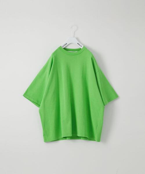CITEN(シテン)の「<CITEN(シテン)>ガーメントダイ ヒュージ Tシャツ(Tシャツ/カットソー・メンズ・イエロー/ピンク/ライム/ホワイト・FREE)」の2枚目の写真
