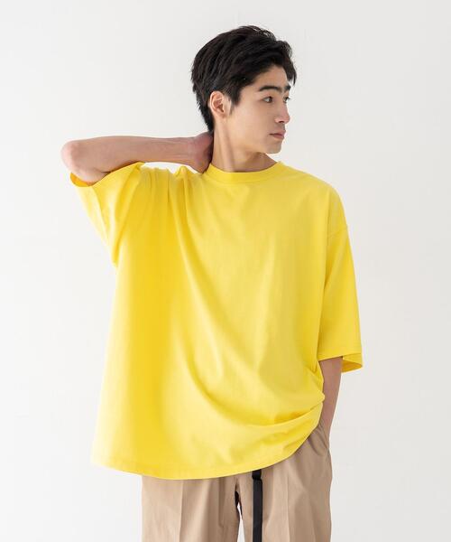 CITEN(シテン)の「<CITEN(シテン)>ガーメントダイ ヒュージ Tシャツ(Tシャツ/カットソー・メンズ・イエロー/ピンク/ライム/ホワイト・FREE)」の6枚目の写真