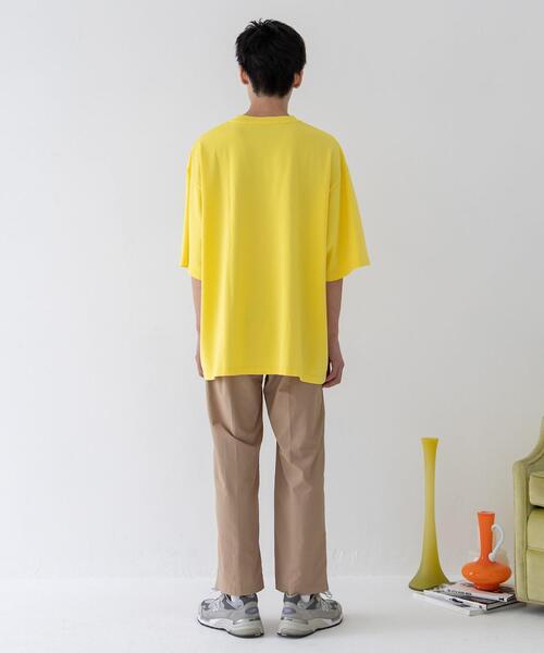 CITEN(シテン)の「<CITEN(シテン)>ガーメントダイ ヒュージ Tシャツ(Tシャツ/カットソー・メンズ・イエロー/ピンク/ライム/ホワイト・FREE)」の9枚目の写真