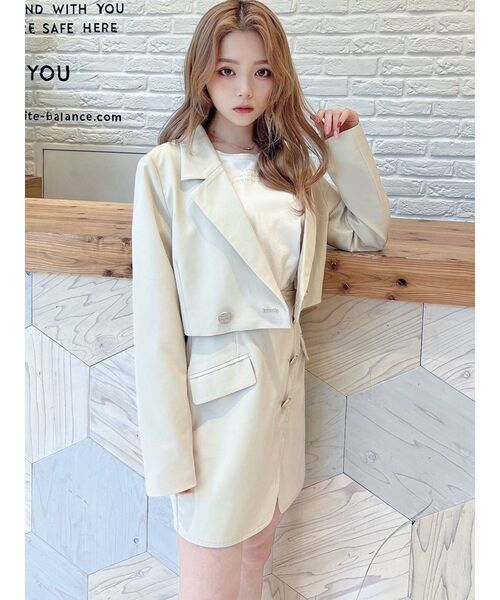 RESEXXY(リゼクシー)の「ラップミニスカート【セットアップ着用可能】(スカート・レディース・ピンク/ブルー/グリーン/アイボリー・FREE)」の17枚目の写真