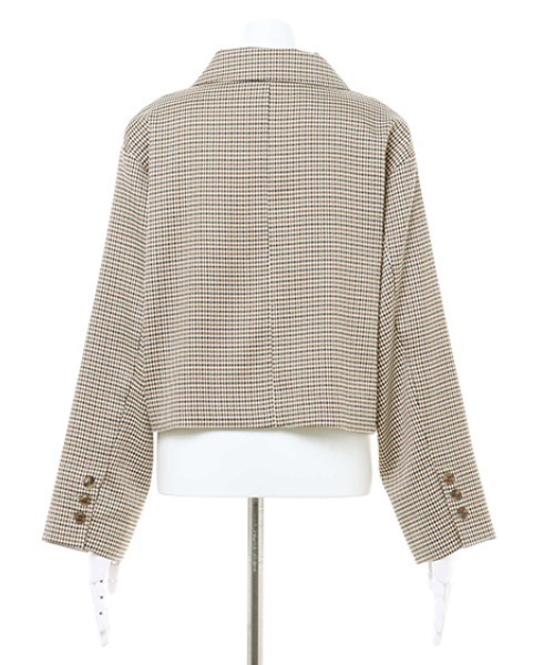 INGNI（イング）の「ショートジャケット(セットアップ対応)（テーラードジャケット・レディース・ブラック/ベージュ/ブラウン系その他2/ブラック系6・M）」の11枚目の写真