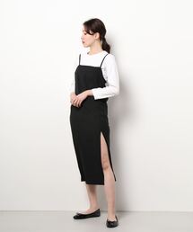 SPINNS | ディープスリット キャミワンピース(ワンピース)