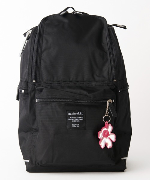 marimekko(マリメッコ)の「【リフレクター付】ZOZO BAG and SMARTBAG set 221(バックパック/リュック・レディース・ブラック×ピンク・FREE)」の3枚目の写真