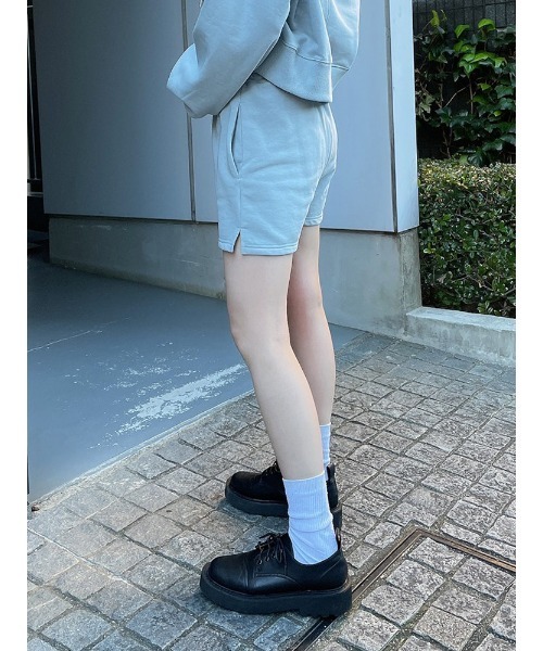 ENVYM（アンビー）の「スエットショートＰＴ（スウェットパンツ・レディース・ブラック/ホワイト/ブルー・FREE）」の7枚目の写真