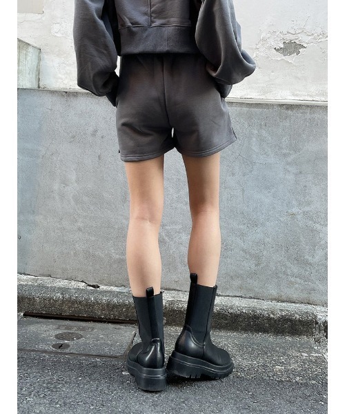 ENVYM（アンビー）の「スエットショートＰＴ（スウェットパンツ・レディース・ブラック/ホワイト/ブルー・FREE）」の15枚目の写真