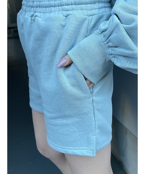 ENVYM（アンビー）の「スエットショートＰＴ（スウェットパンツ・レディース・ブラック/ホワイト/ブルー・FREE）」の19枚目の写真