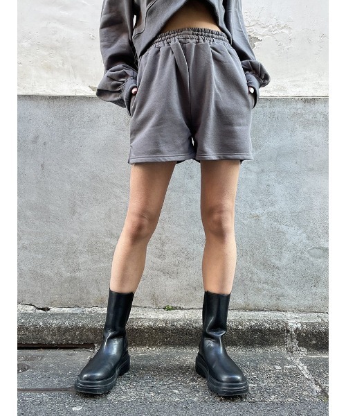 ENVYM（アンビー）の「スエットショートＰＴ（スウェットパンツ・レディース・ブラック/ホワイト/ブルー・FREE）」の22枚目の写真