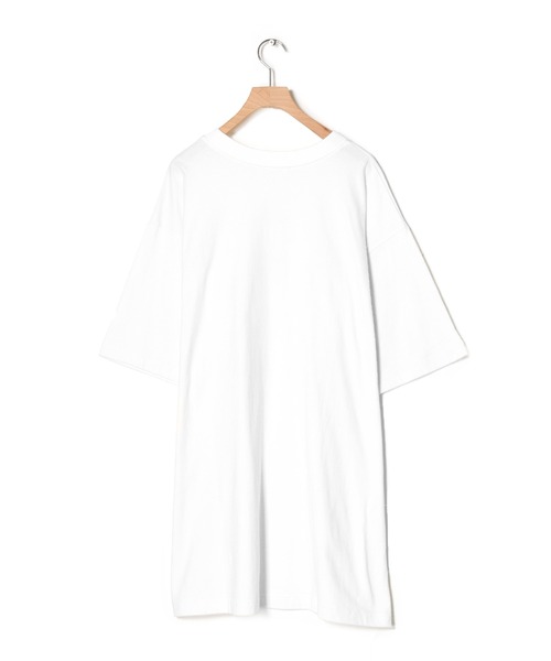 Alley by w closet（アリーバイダブルクローゼット）の「【Alley】犬プリントTeeワンピース（ワンピース・レディース・オフホワイト/ライトブルー/ライム・FREE）」の6枚目の写真