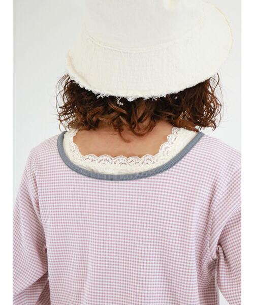 ehka sopo（エヘカソポ）の「スクエアレースタンクトップ（タンクトップ・レディース・ブラック/グリーン/キナリ・ﾌﾘ-）」の15枚目の写真