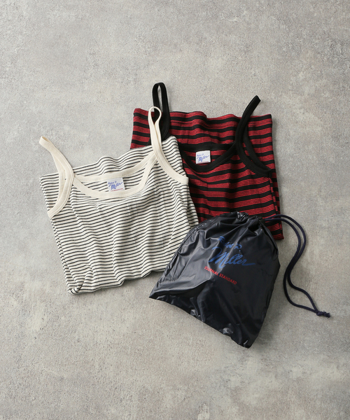 MILLER（ミラー）の「別注【MILLER/ミラー】リブキャミソール 2パック（キャミソール・レディース・C/D・FREE）」の2枚目の写真