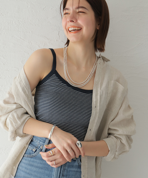 MILLER（ミラー）の「別注【MILLER/ミラー】リブキャミソール 2パック（キャミソール・レディース・C/D・FREE）」の21枚目の写真