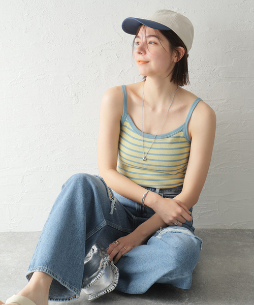 MILLER（ミラー）の「別注【MILLER/ミラー】リブキャミソール 2パック（キャミソール・レディース・C/D・FREE）」の20枚目の写真