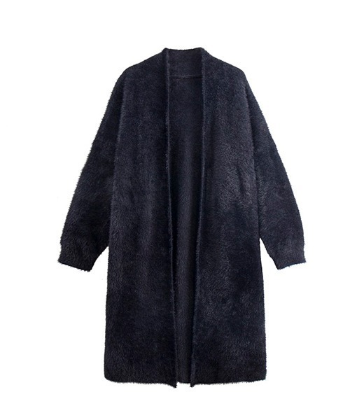 chuclla（チュクラ）の「シャギーニット ロングガウンコート chw22a002（その他アウター・レディース・ブラック・FREE）」の14枚目の写真