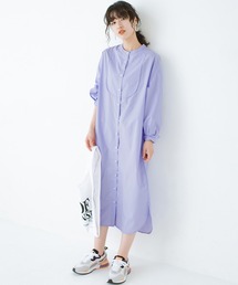 haco! | いつの間にか太ったからだもすっきりIラインがオシャレにごまかしてくれるシャツワンピース by que made me(シャツワンピース)