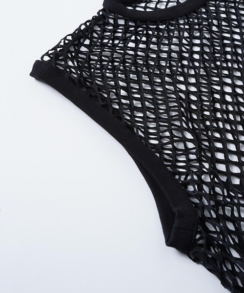 tシャツ Mesh Combination Top レディース X-girl（エックスガール）の「MESH VEST（Tシャツ/カットソー