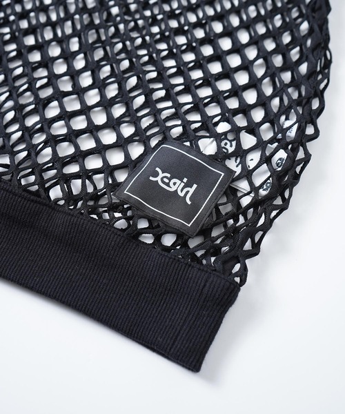 X-girl(エックスガール)の「MESH VEST(Tシャツ/カットソー・レディース・グリーン/ブラック/ホワイト・ONE SIZE)」の10枚目の写真