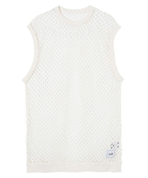 X-girl(エックスガール)の「MESH VEST(Tシャツ/カットソー・レディース・グリーン/ブラック/ホワイト・ONE SIZE)」の22枚目の写真