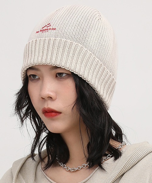 MASONPRINCE（メイソンプリンス）の「ワンポイントロゴコットンニットキャップ MZ2042 【MASONPRINCE】（ニットキャップ/ビーニー・メンズ・グレー/アイボリー/ブラック・FREE）」の8枚目の写真