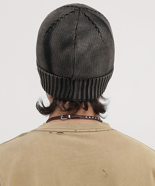 MASONPRINCE（メイソンプリンス）の「ワンポイントロゴコットンニットキャップ MZ2042 【MASONPRINCE】（ニットキャップ/ビーニー・メンズ・グレー/アイボリー/ブラック・FREE）」の14枚目の写真