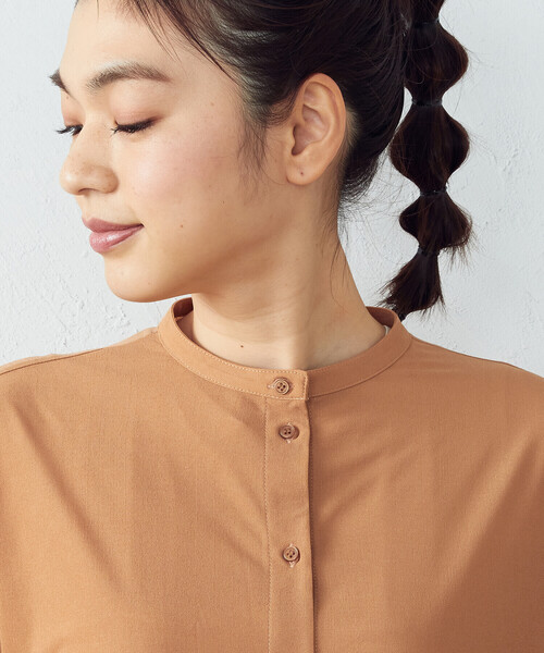 COMME CA ISM(コムサイズム)の「【セットアイテム】 シアブラウス+タンクトップ(シャツ/ブラウス・レディース・ホワイト/ブラウン/セージグリーン・MEDIUM/LARGE)」の10枚目の写真