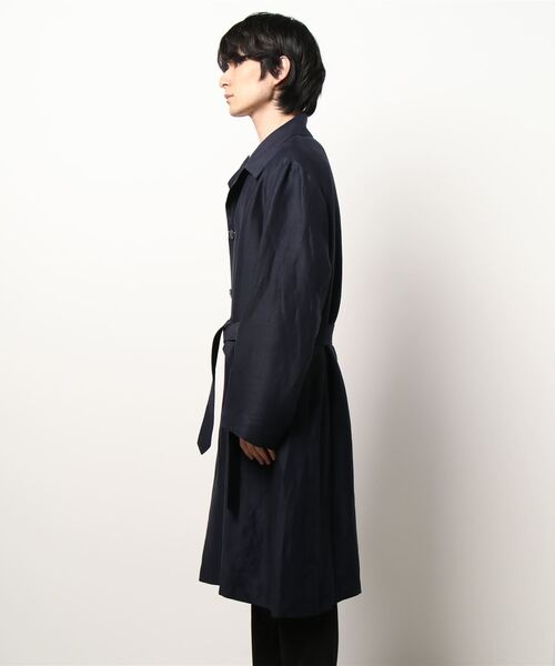 UNFOLLOW cotton washed ロングコート FOLL / フォル】トロピカルロングコート（ステンカラーコート