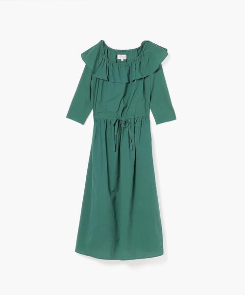 【セール】WP24 DRESS フリルカラーワンピース（ワンピース）｜To b. by agnes b.（トゥービーバイアニエスベー）の