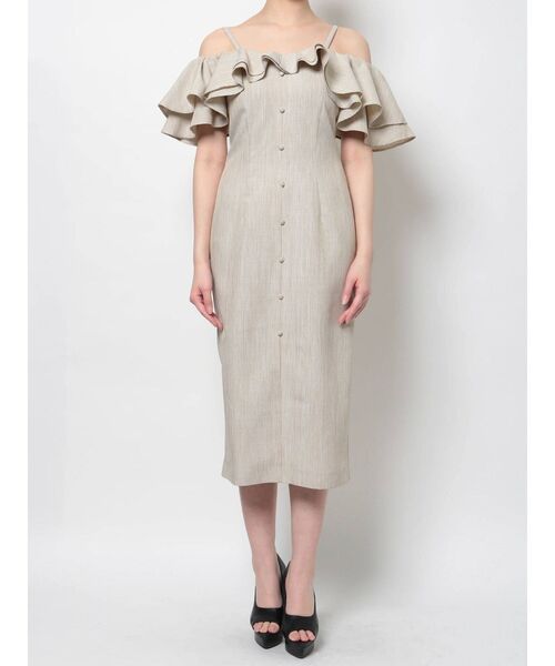 RESEXXY（リゼクシー）の「ラッフルオフショルキャミワンピース（ワンピース・レディース・ブラック/ミント/オレンジ・FREE）」の19枚目の写真