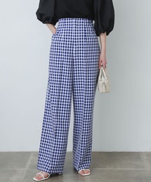 SENSE OF PLACE by URBAN RESEARCH | ギンガムチェックハイウエストワイドパンツ(その他パンツ)