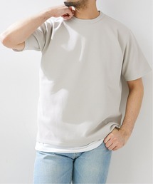 【ニット+カットソーの2点セット】カノコクルーネックTシャツ