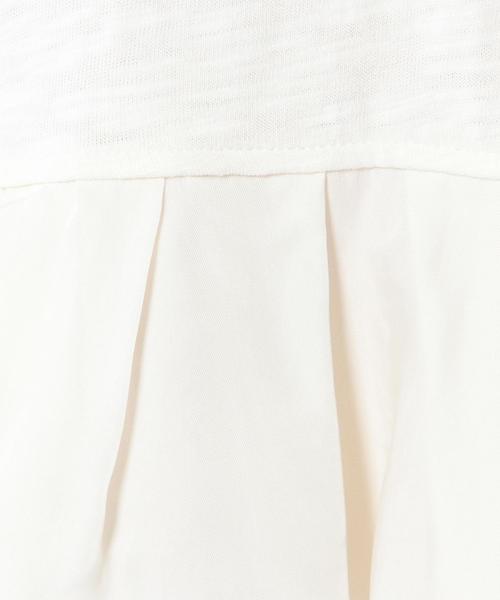 Another Edition（アナザーエディション）の「フリルTシャツ/AEBC INDIGO CP FRL T（Tシャツ/カットソー・レディース・ホワイト/ライトブルー/コバルトブルー・ﾌﾘ-）」の14枚目の写真