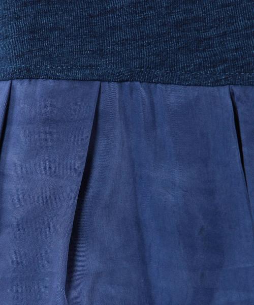 Another Edition（アナザーエディション）の「フリルTシャツ/AEBC INDIGO CP FRL T（Tシャツ/カットソー・レディース・ホワイト/ライトブルー/コバルトブルー・ﾌﾘ-）」の8枚目の写真