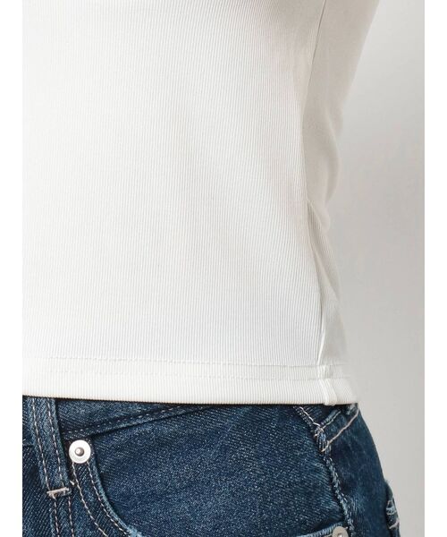 EVRIS（エヴリス）の「スクエアネックリブタンク（タンクトップ・レディース・ホワイト/ブラック/オレンジ/ブルー・FREE）」の17枚目の写真