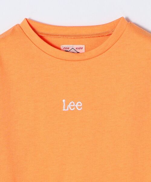SHIPS any（シップス エニィ）の「Lee: フリル スリーブ Tシャツ <KIDS>（Tシャツ/カットソー・キッズ・ライトホワイト/オレンジ・150/130/110）」の9枚目の写真