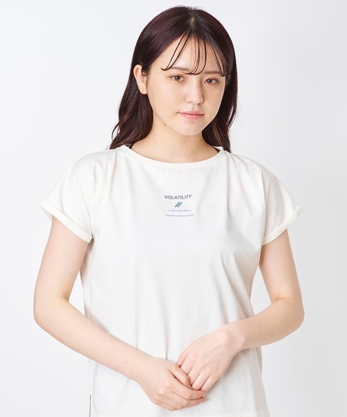 SAMANTHAVEGA(サマンサベガ)の「「VOLATILITY」Tシャツ(その他トップス・レディース・ブルー/ブラック/ホワイト・F)」の2枚目の写真