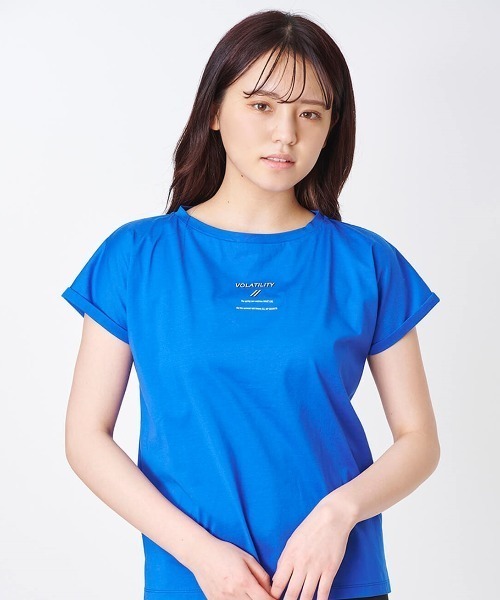 SAMANTHAVEGA(サマンサベガ)の「「VOLATILITY」Tシャツ(その他トップス・レディース・ブルー/ブラック/ホワイト・F)」の1枚目の写真