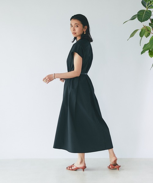 as 美品 YLÈVE イレーヴ タイプライター スキッパーワンピース 美品 YLÈVE イレーヴ タイプライター スキッパーワンピース