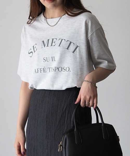 Riberry(リベリー)の「SE METTI シンプルロゴT(Tシャツ/カットソー・レディース・A/C/B・FREE)」の12枚目の写真