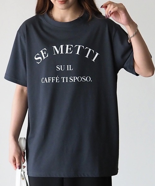 Riberry(リベリー)の「SE METTI シンプルロゴT(Tシャツ/カットソー・レディース・A/C/B・FREE)」の9枚目の写真