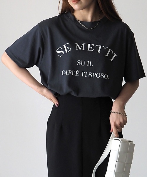 Riberry(リベリー)の「SE METTI シンプルロゴT(Tシャツ/カットソー・レディース・A/C/B・FREE)」の8枚目の写真