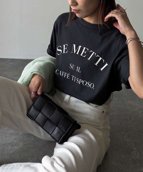 Riberry(リベリー)の「SE METTI シンプルロゴT(Tシャツ/カットソー・レディース・A/C/B・FREE)」の21枚目の写真