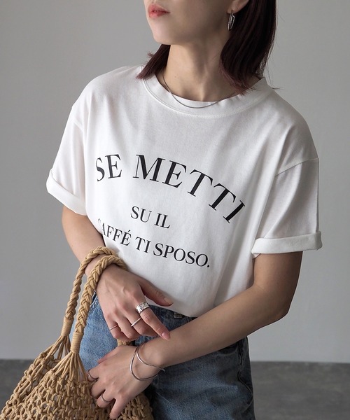 Riberry(リベリー)の「SE METTI シンプルロゴT(Tシャツ/カットソー・レディース・A/C/B・FREE)」の22枚目の写真