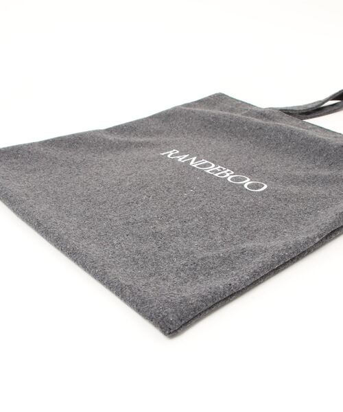 RANDEBOO(ランデブー)の「Preppy material bag(トートバッグ・レディース・グレー/チェック・FREE)」の4枚目の写真