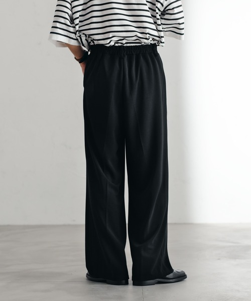 epnok（エプノック）の「ワイドストレートスラックス（スラックス・メンズ・ブラック/グリーン/ライトグリーン/グレイッシュベージュ・SMALL/MEDIUM/LARGE）」の7枚目の写真