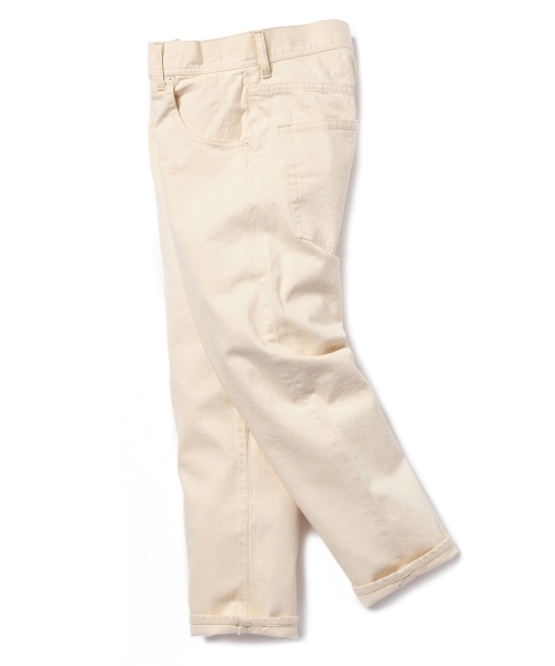 BEAMS(ビームス)の「BEAMS / ワイド レッグ デニム(デニムパンツ・メンズ・オフホワイト/インディゴブルー・MEDIUM/SMALL/LARGE)」の3枚目の写真