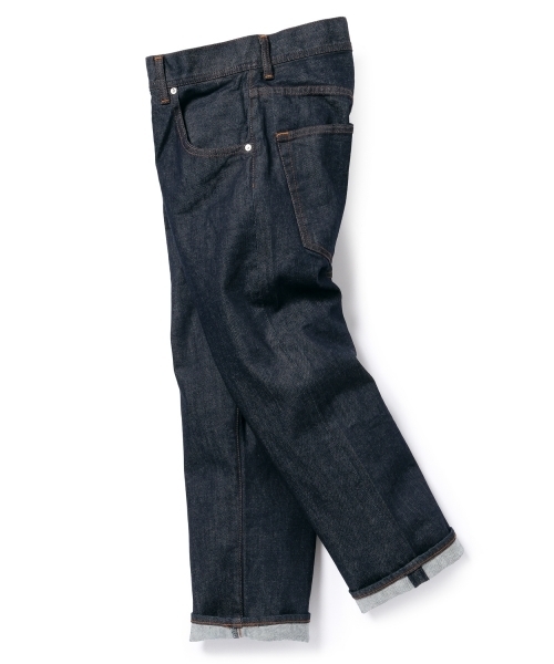 BEAMS(ビームス)の「BEAMS / ワイド レッグ デニム(デニムパンツ・メンズ・オフホワイト/インディゴブルー・MEDIUM/SMALL/LARGE)」の4枚目の写真