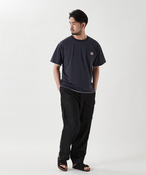 EDIFICE(エディフィス)の「【Merrygarden / メリーガーデン】別注 リバーシブル ボーダー Tシャツ(Tシャツ/カットソー・メンズ・ホワイト系その他/グレー系その他/イエロー系その他/オレンジ系その他/ネイビー系・MEDIUM/LARGE)」の10枚目の写真