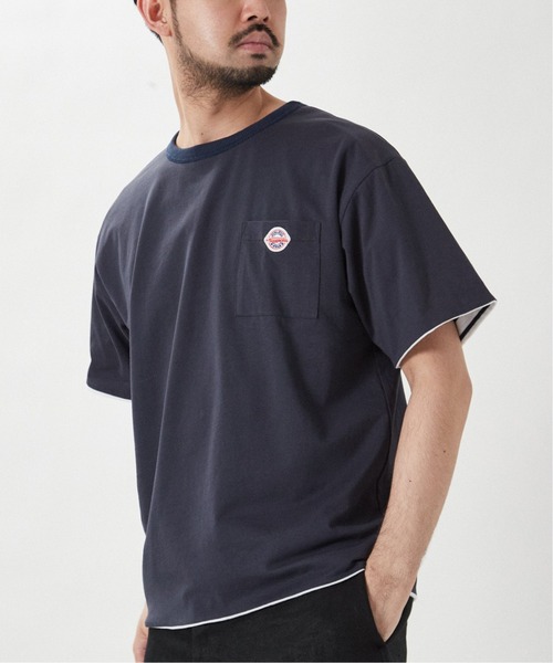 EDIFICE(エディフィス)の「【Merrygarden / メリーガーデン】別注 リバーシブル ボーダー Tシャツ(Tシャツ/カットソー・メンズ・ホワイト系その他/グレー系その他/イエロー系その他/オレンジ系その他/ネイビー系・MEDIUM/LARGE)」の11枚目の写真