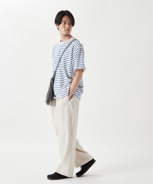 EDIFICE(エディフィス)の「【Merrygarden / メリーガーデン】別注 リバーシブル ボーダー Tシャツ(Tシャツ/カットソー・メンズ・ホワイト系その他/グレー系その他/イエロー系その他/オレンジ系その他/ネイビー系・MEDIUM/LARGE)」の15枚目の写真